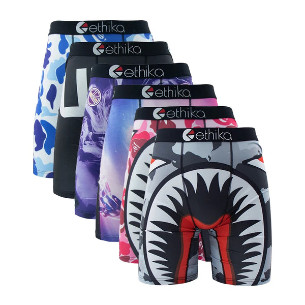ETHIKA 6Pcs Men Underwear Boxers 