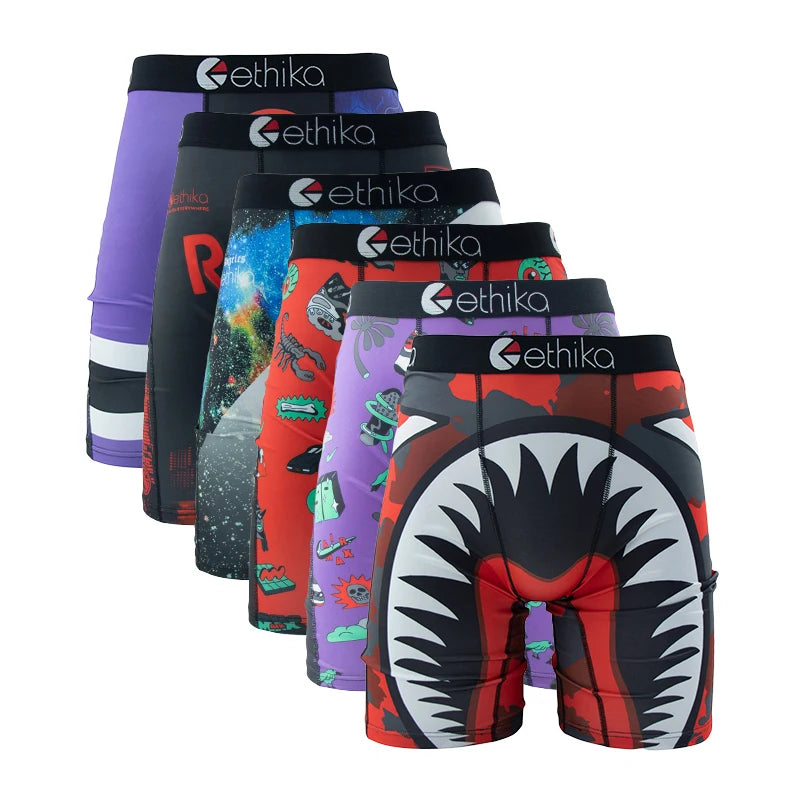 ETHIKA 6Pcs Men Underwear Boxers