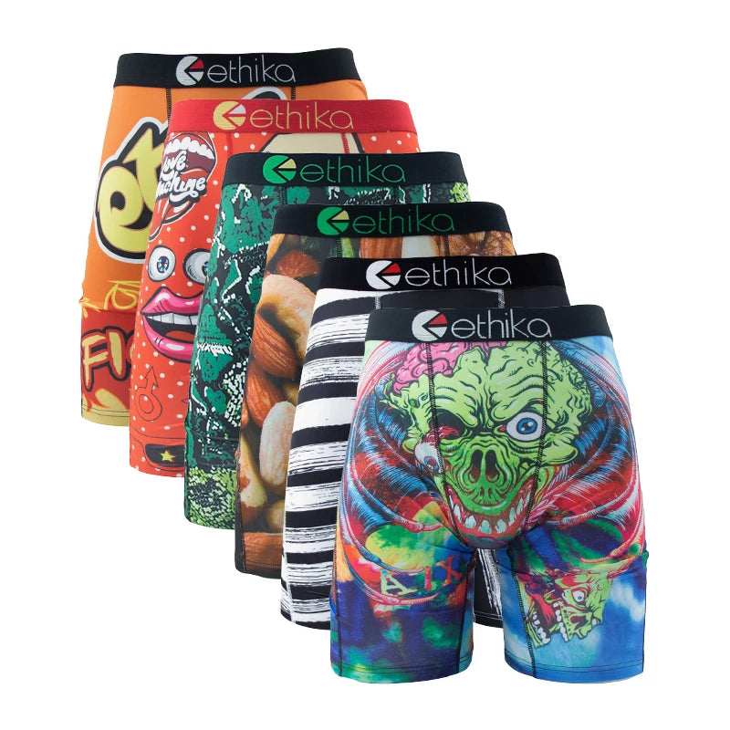 ETHIKA 6Pcs Men Underwear Boxers