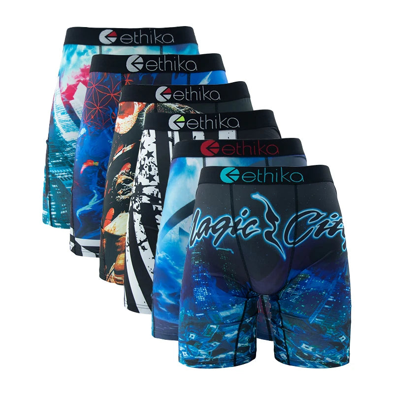 ETHIKA 6Pcs Men Underwear Boxers